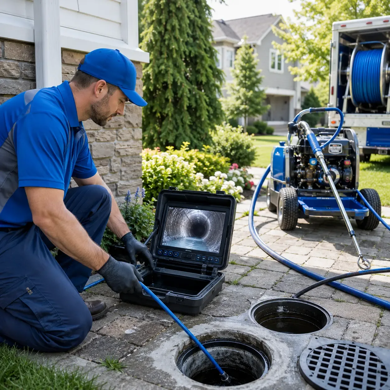 Outdoor drain cleaning professionals serving Swanton, VT